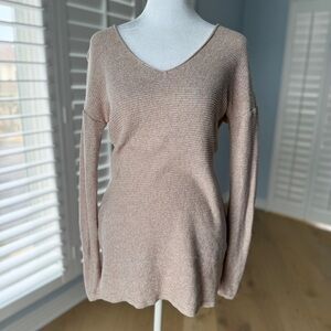 Old Navy Brown V Neck Sweater Tunic Size Small